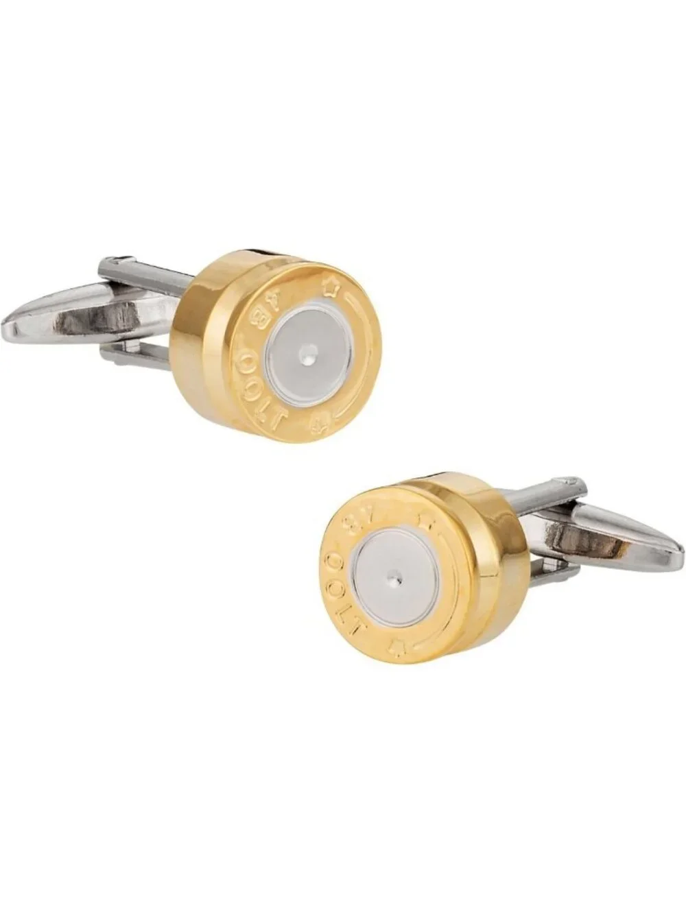 Unique Spent Bullet Casing Cufflinks in Jewelry Box | Stylish Men's Wedding